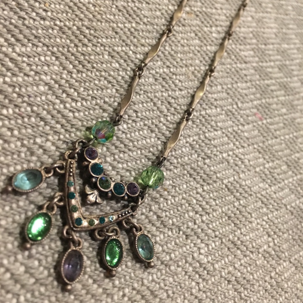 Sweet Romance necklace with rhinestones unique